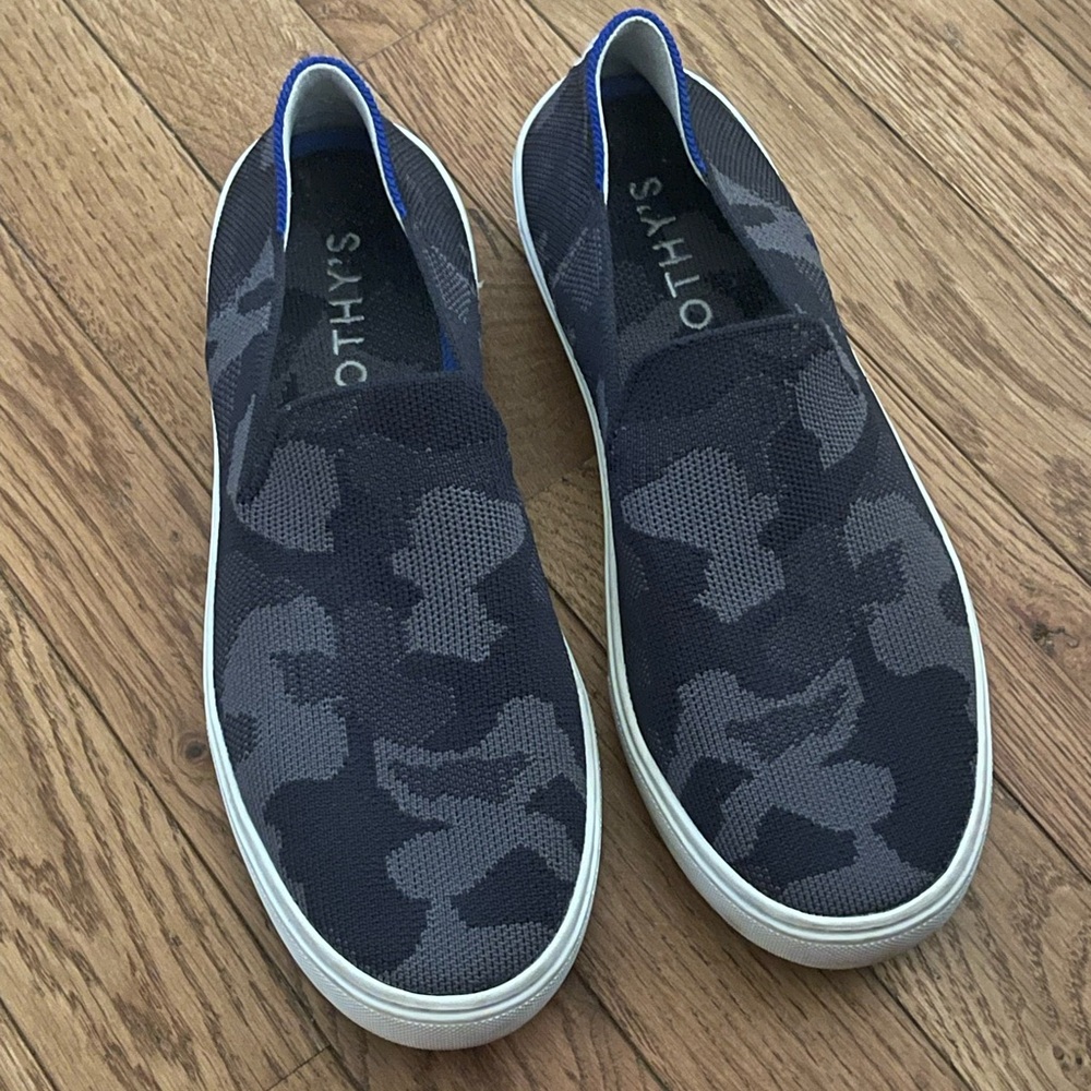 Rothy’s The Original Slip On Sneakers Size 8 Camo Print